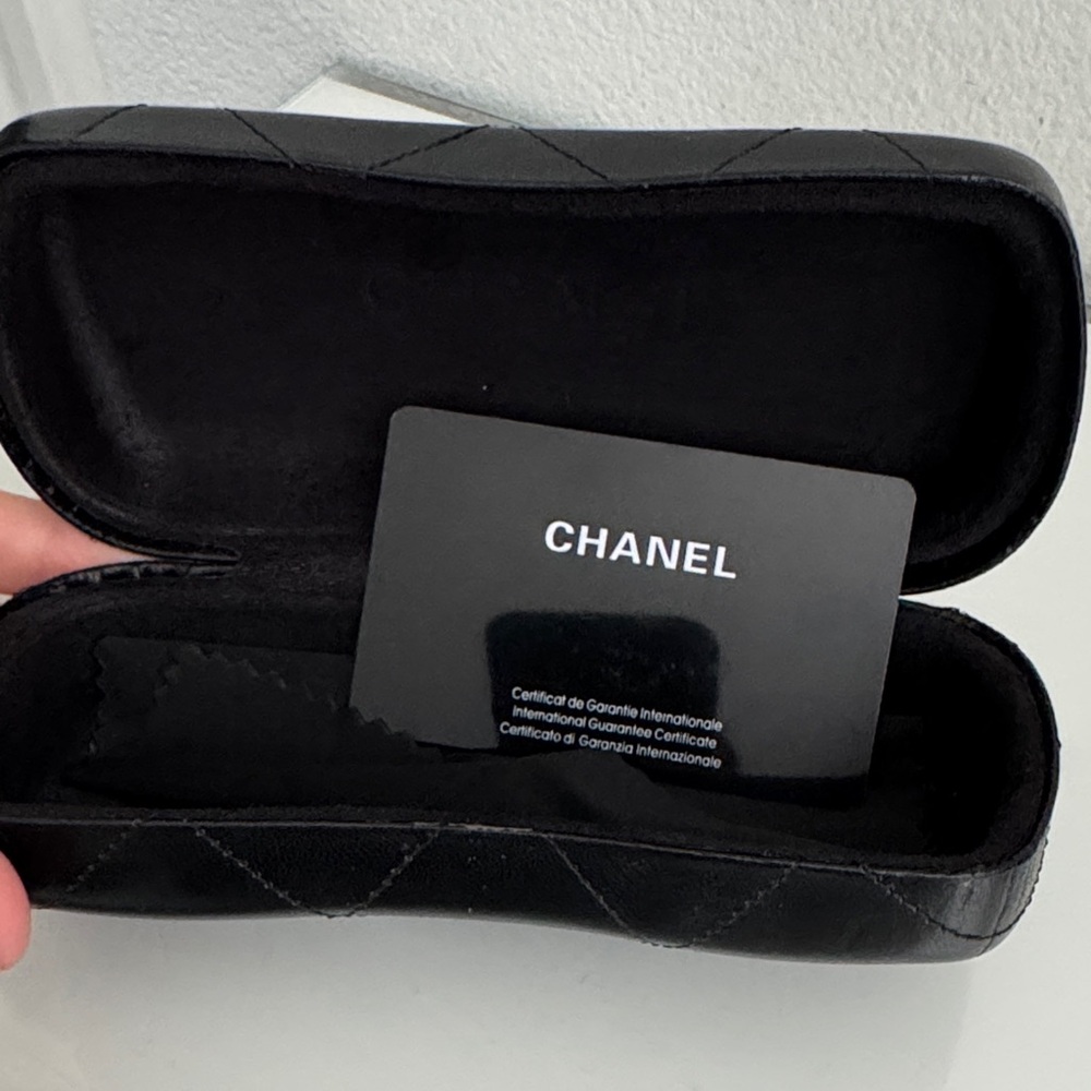 Chanel Black Sunglasses with Case - Picture 3 of 8